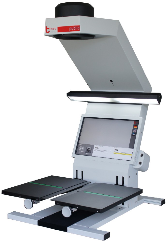 book2net kiosk生产型非接触式案卷扫描系统